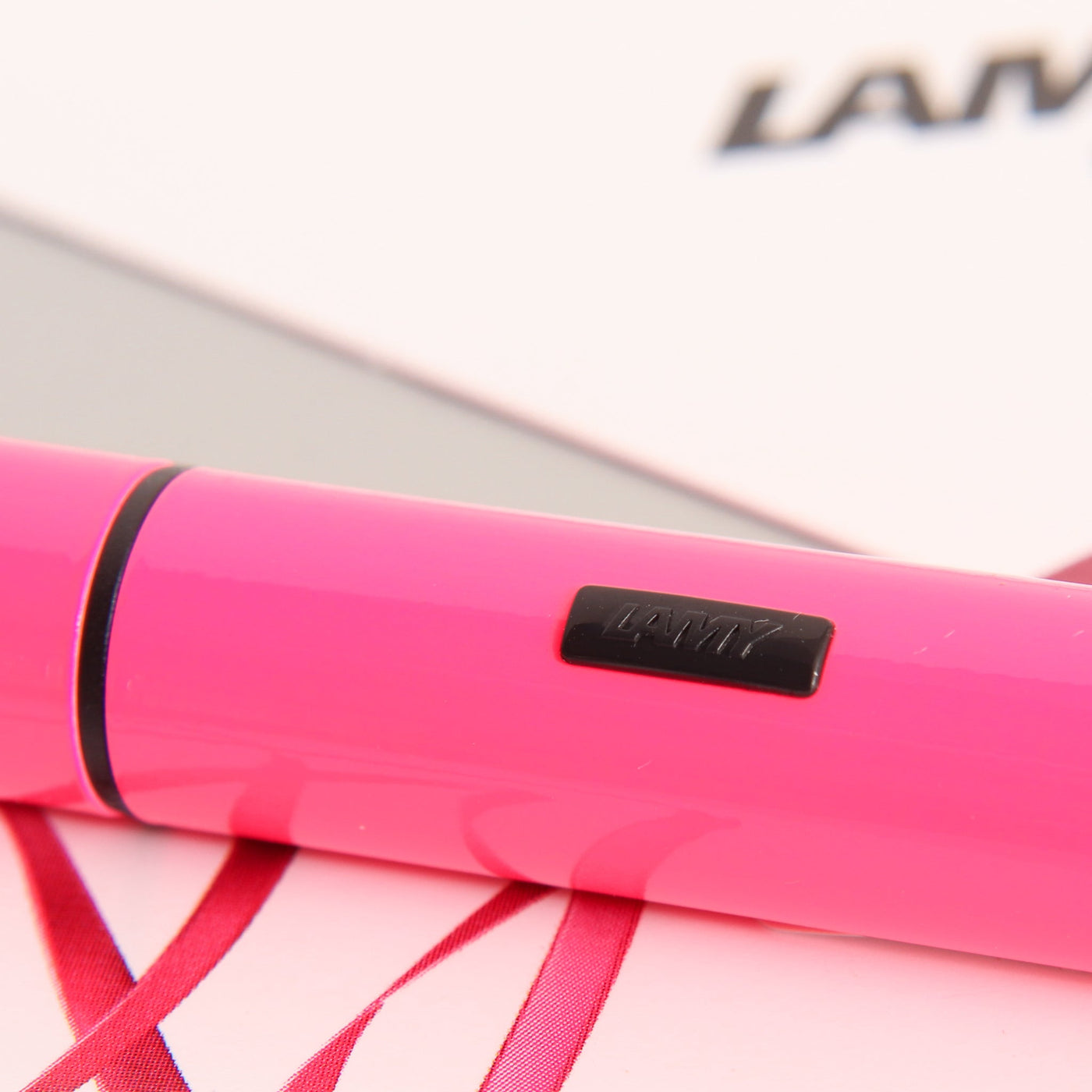 LAMY-Pico-Neon-Pink-Valentines-Day-Ballpoint-Pen-Logo