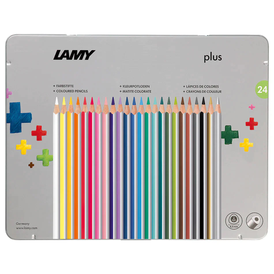 LAMY Plus Colored Pencils Set of 12 with Metal Box