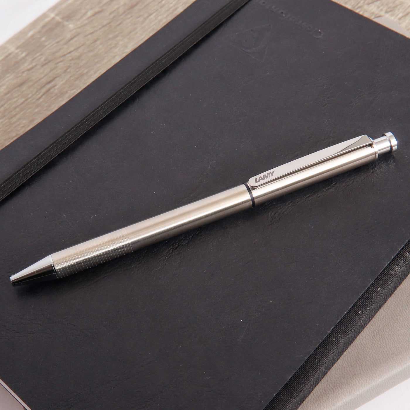 LAMY-ST-Stainless-Steel-Twin-Pen-Silver-Barrel