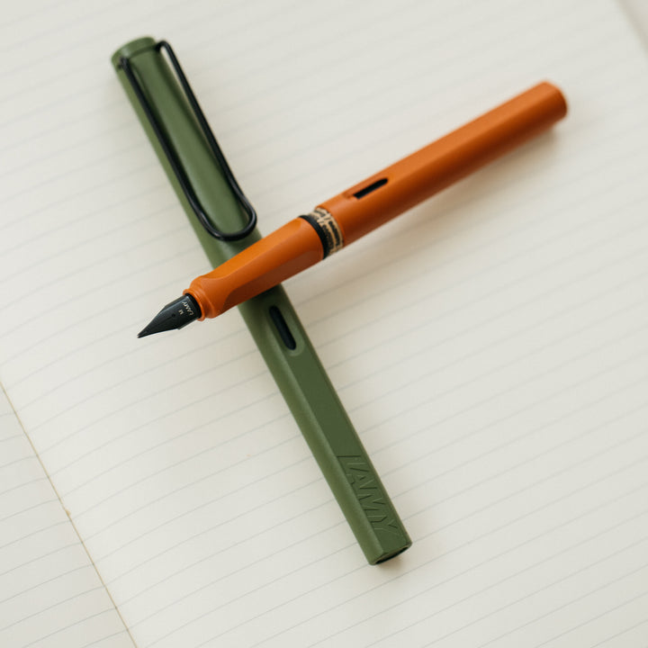 LAMY Safari 2021 Savannah Green / Terra Cotta Fountain Pen