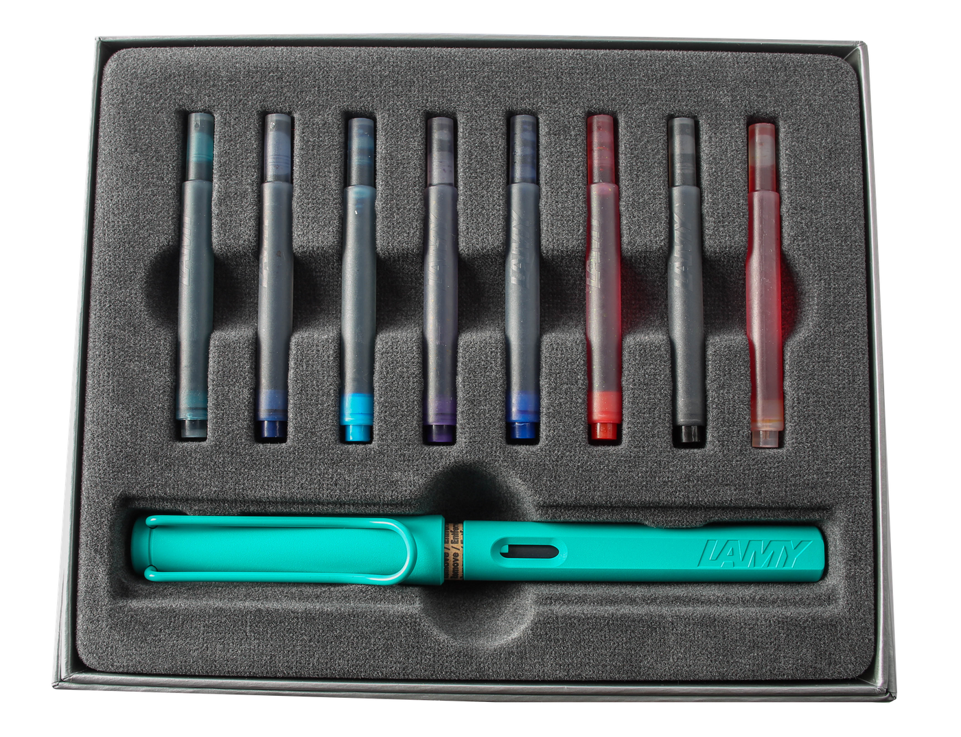 LAMY Safari Candy Aquamarine Fountain Pen Gift Set