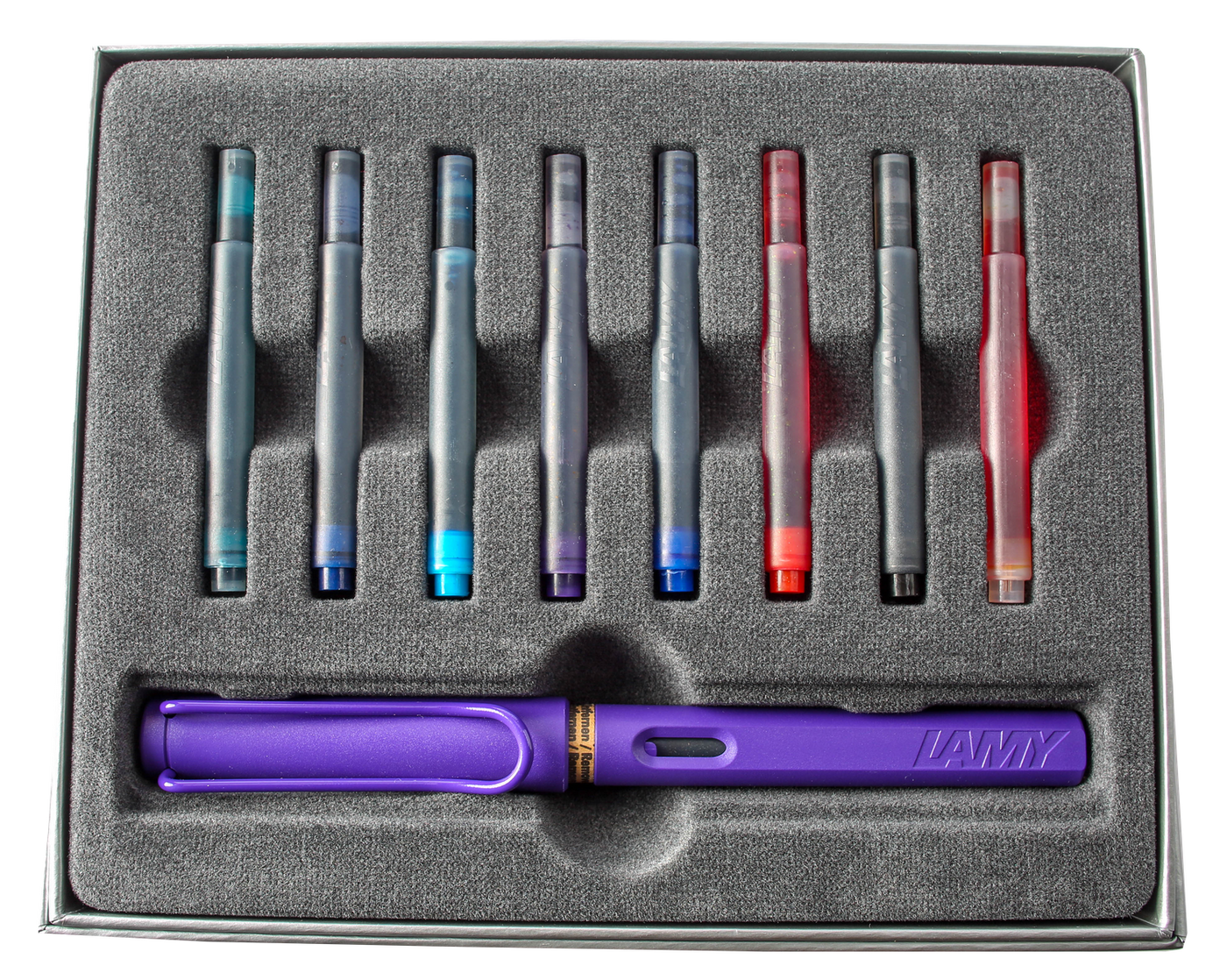 LAMY Safari Candy Violet Fountain Pen Gift Set