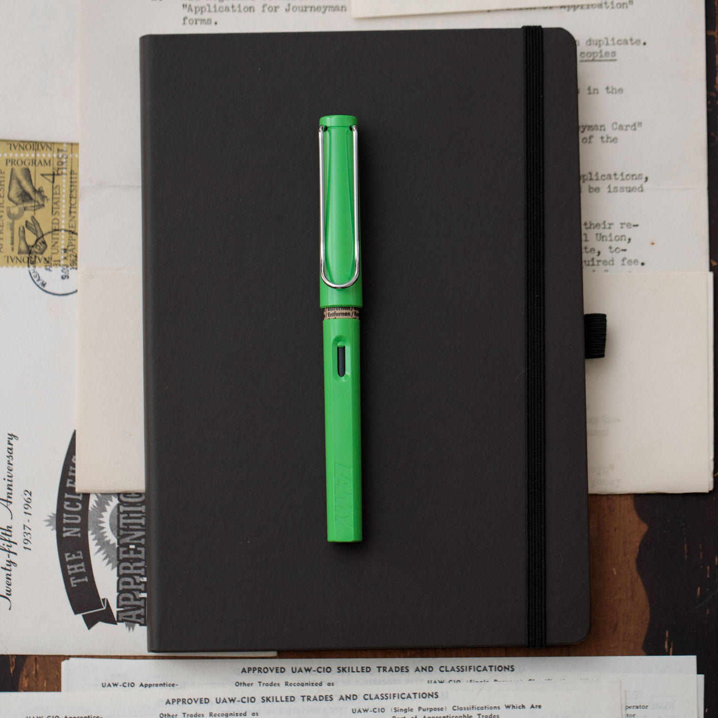 Lamy Safari Bright Lime Green Fountain Pen