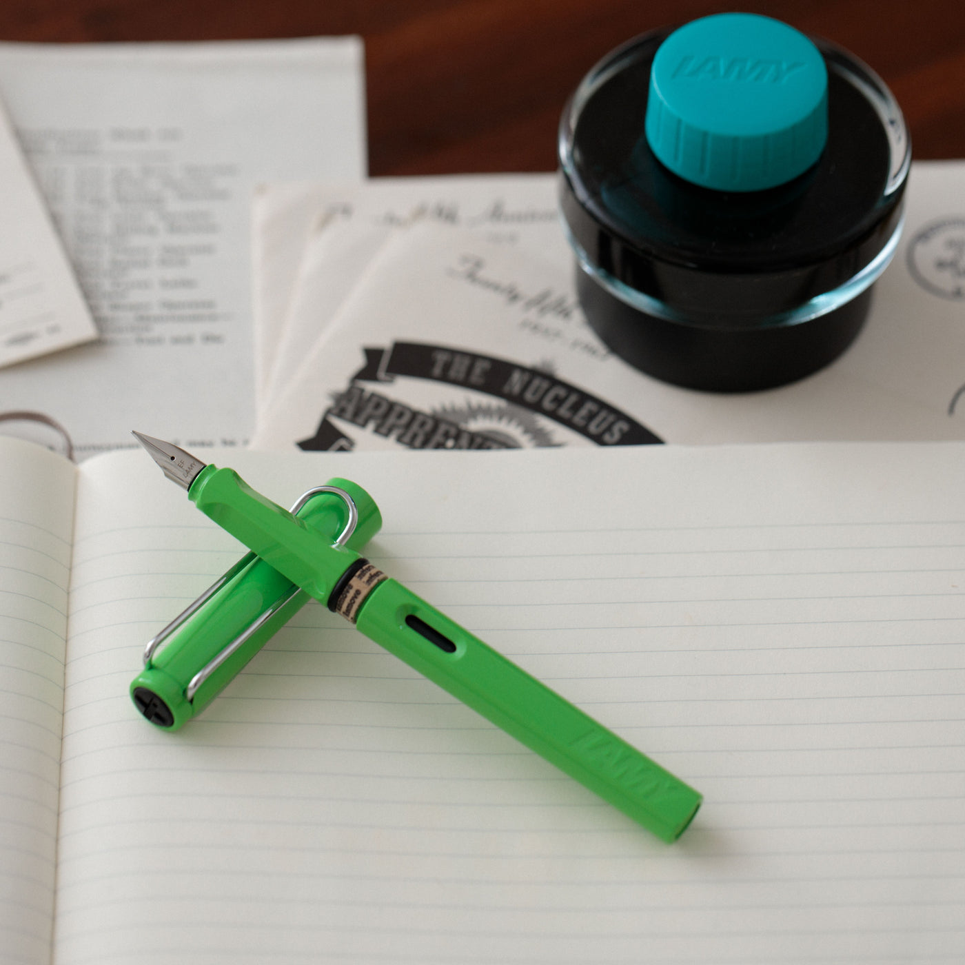 Lamy Safari Bright Lime Green Fountain Pen