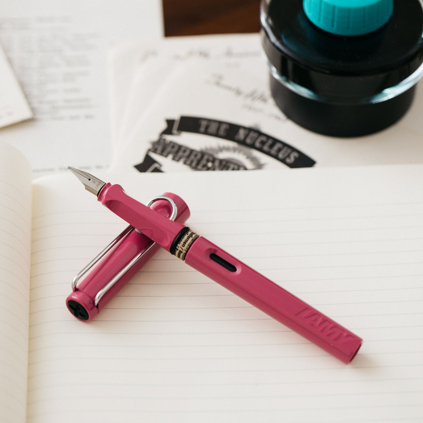 Lamy Safari Bright Shiny Pink Fountain Pen