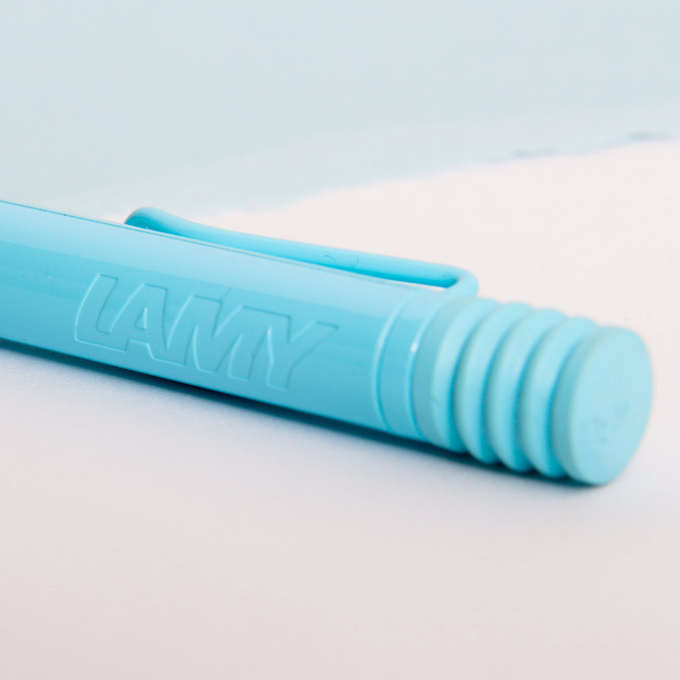 LAMY Safari Special Edition Aquasky Ballpoint Pen Engraved Logo