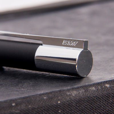 LAMY-Scala-Matte-Black-Ballpoint-Pen-Cap-Details