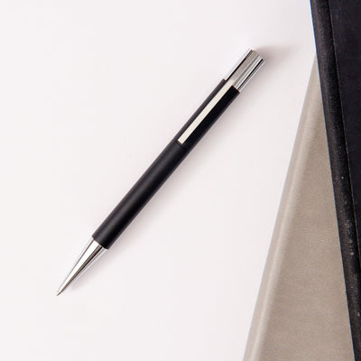 LAMY-Scala-Matte-Black-Ballpoint-Pen-Stainless-Steel-Barrel