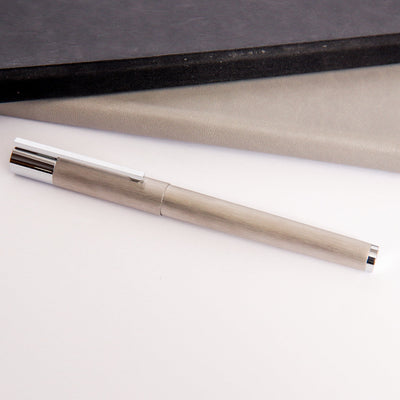 LAMY-Scala-Stainless-Steel-Rollerball-Pen-Silver-Barrel-With-Metal-Trim