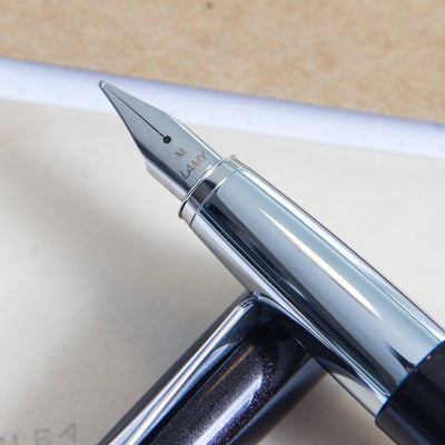 LAMY Studio Dark Brown Fountain Pen Stainless Steel Nib Detail