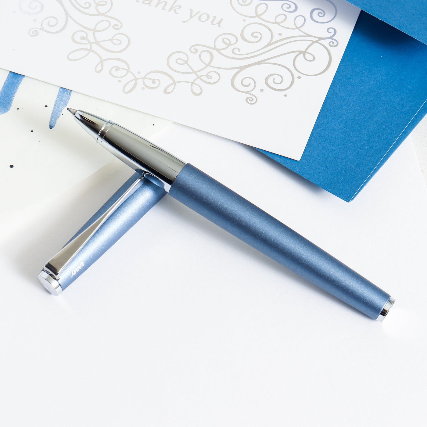 LAMY Studio Glacier Blue Rollerball Pen