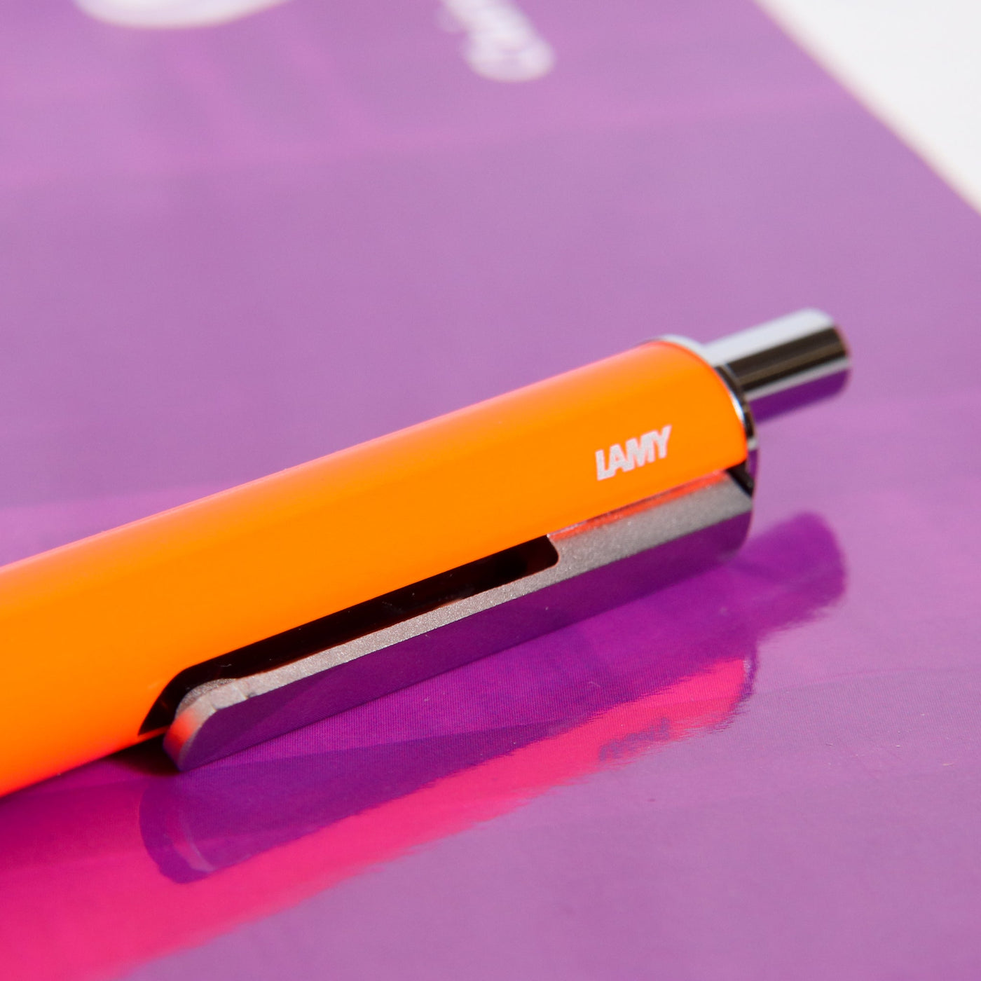 LAMY Swift Neon Orange Special Edition Rollerball Pen Logo