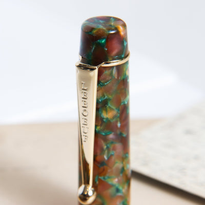 Leboeuf Pilgrim Green & Brown Fountain Pen