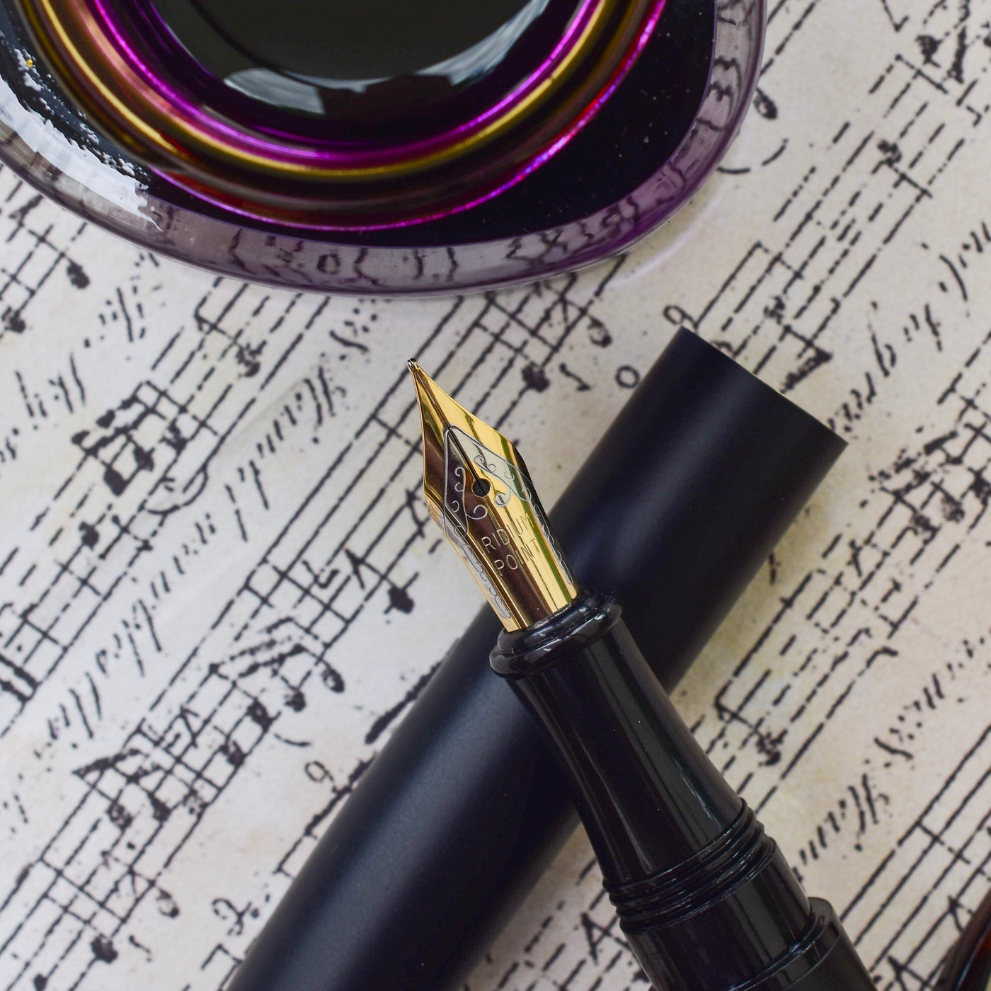 Luoshi Matte Black Cigar Fountain Pen