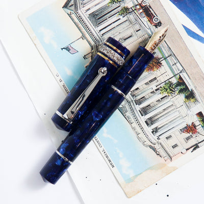 Maiora Alpha Capri Palladium Fountain Pen Limited Edition