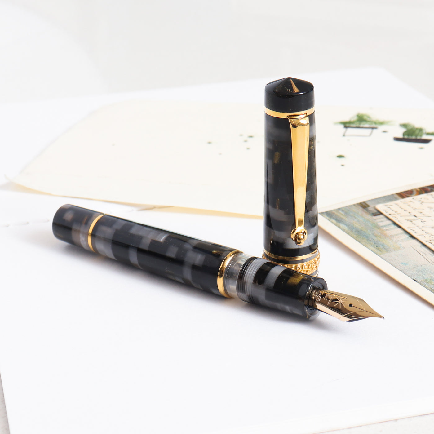 Maiora Alpha K Orogrigio Fountain Pen