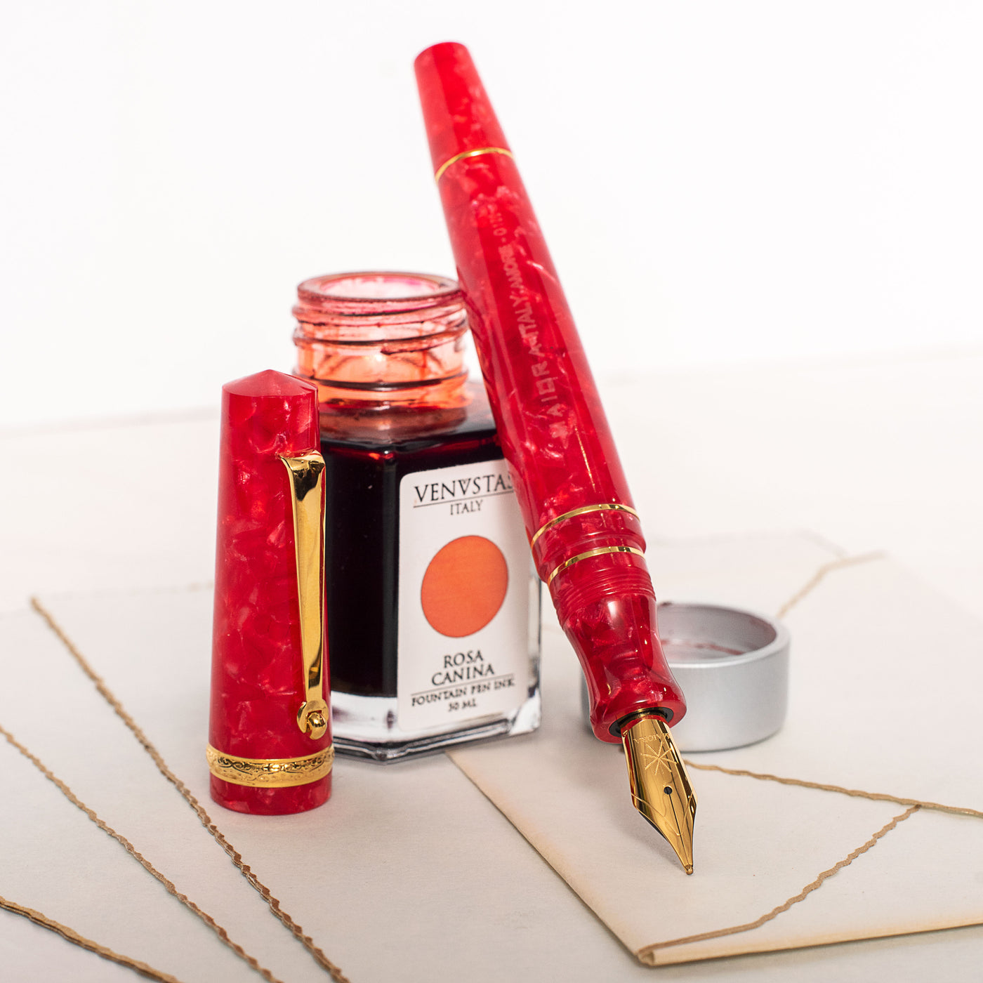 Maiora Aventus Amore Red Fountain Pen