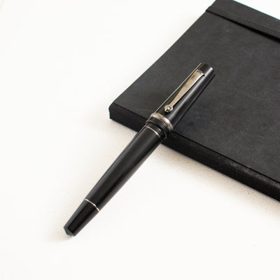 Maiora Aventus Mirror Black & Ruthenium Fountain Pen