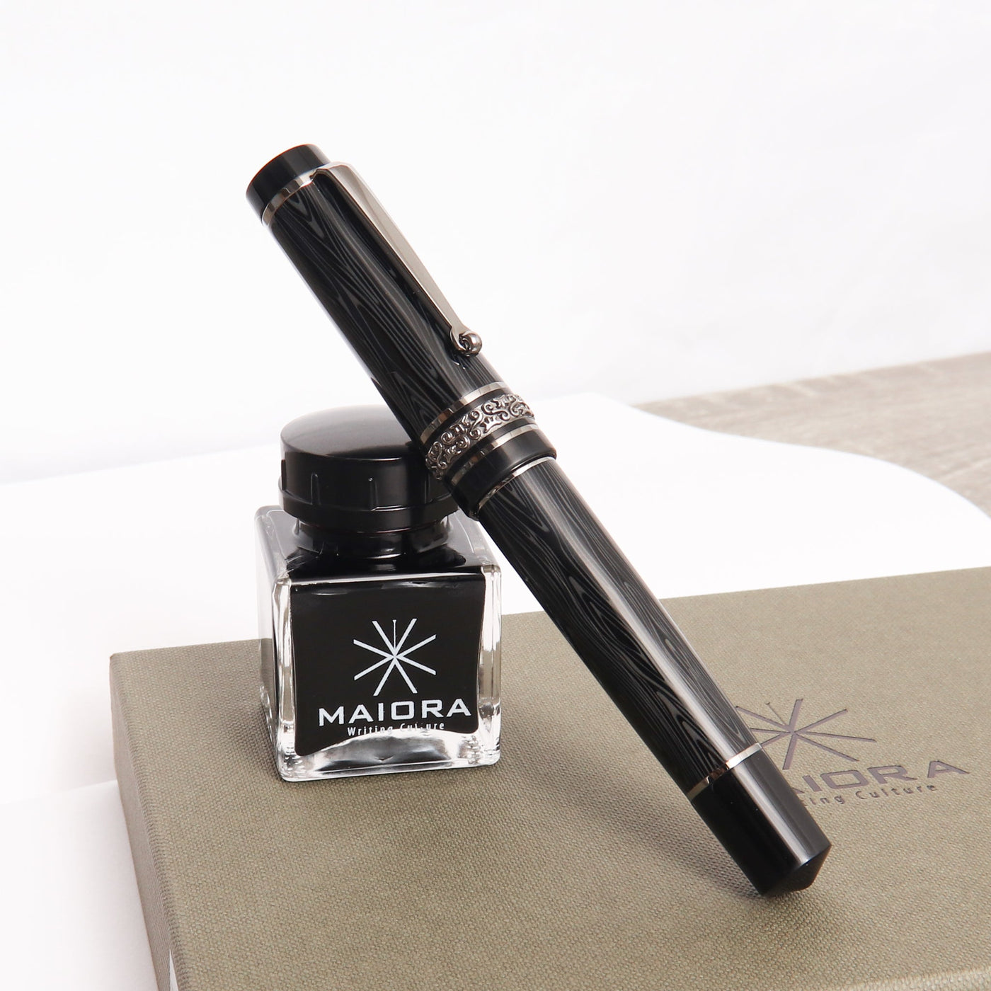 Maiora Foresta Nera Limited Edition 68 Fountain Pen With Bottle of Ink