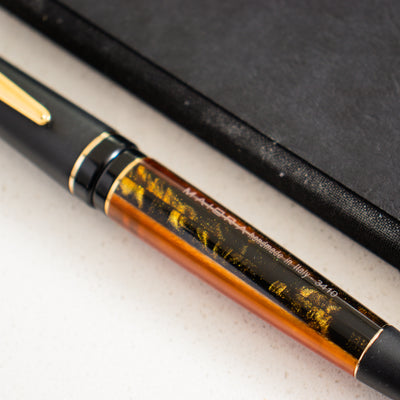 Maiora Impronte Oversize Orange & Black Fountain Pen