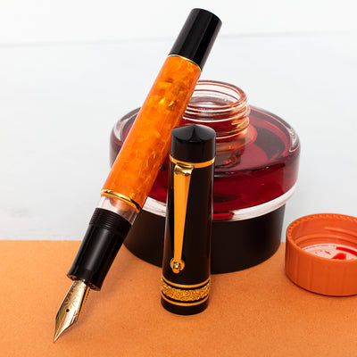 Maiora Mitho K Origine Black & Orange Fountain Pen