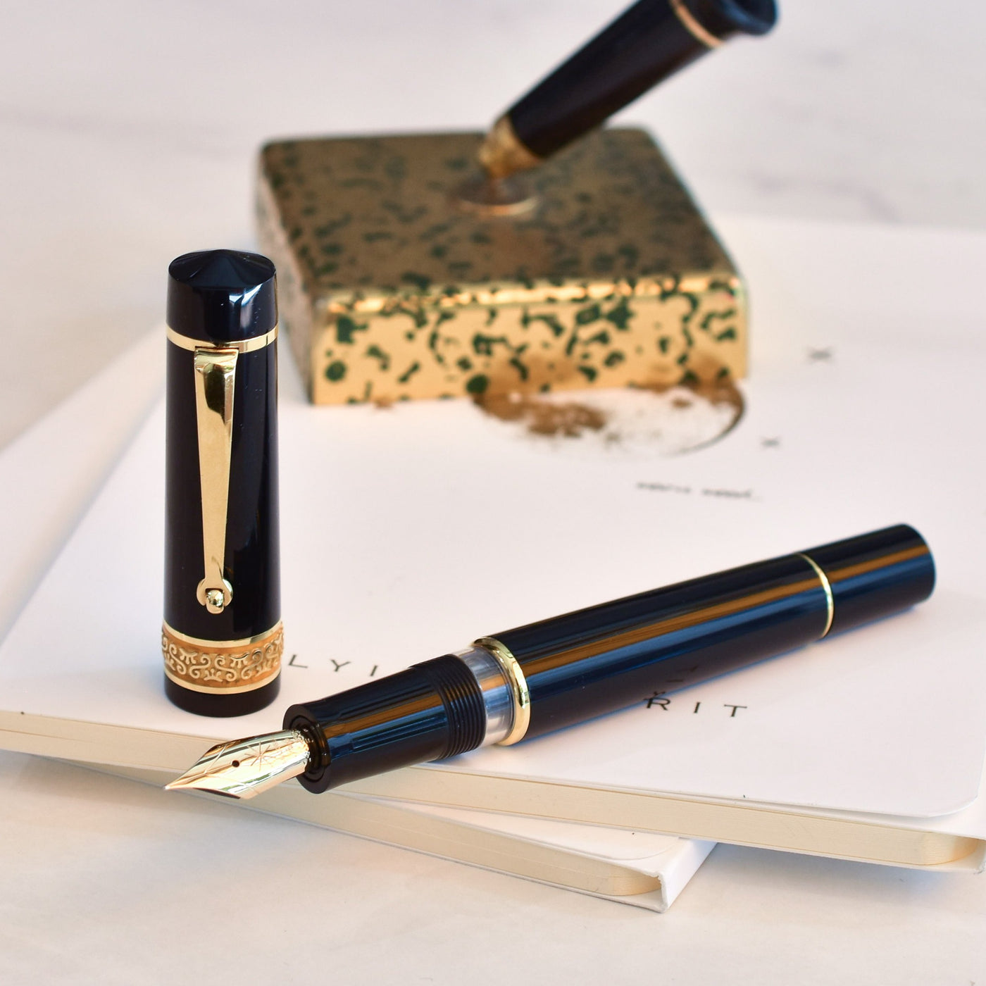 Maiora Mitho K Oronero Black Fountain Pen