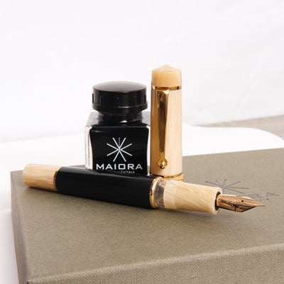Maiora Notte Luna Numbered Edition Fountain Pen Uncapped