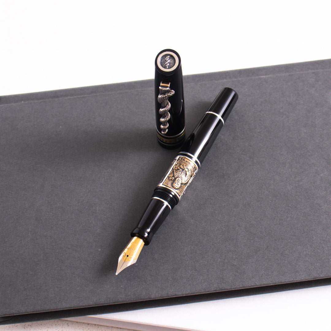 Stylo-plume Marlen Hippocrate - Dédié Au Monde Médical, Couleur Noire - Neuf Avec étiquettes