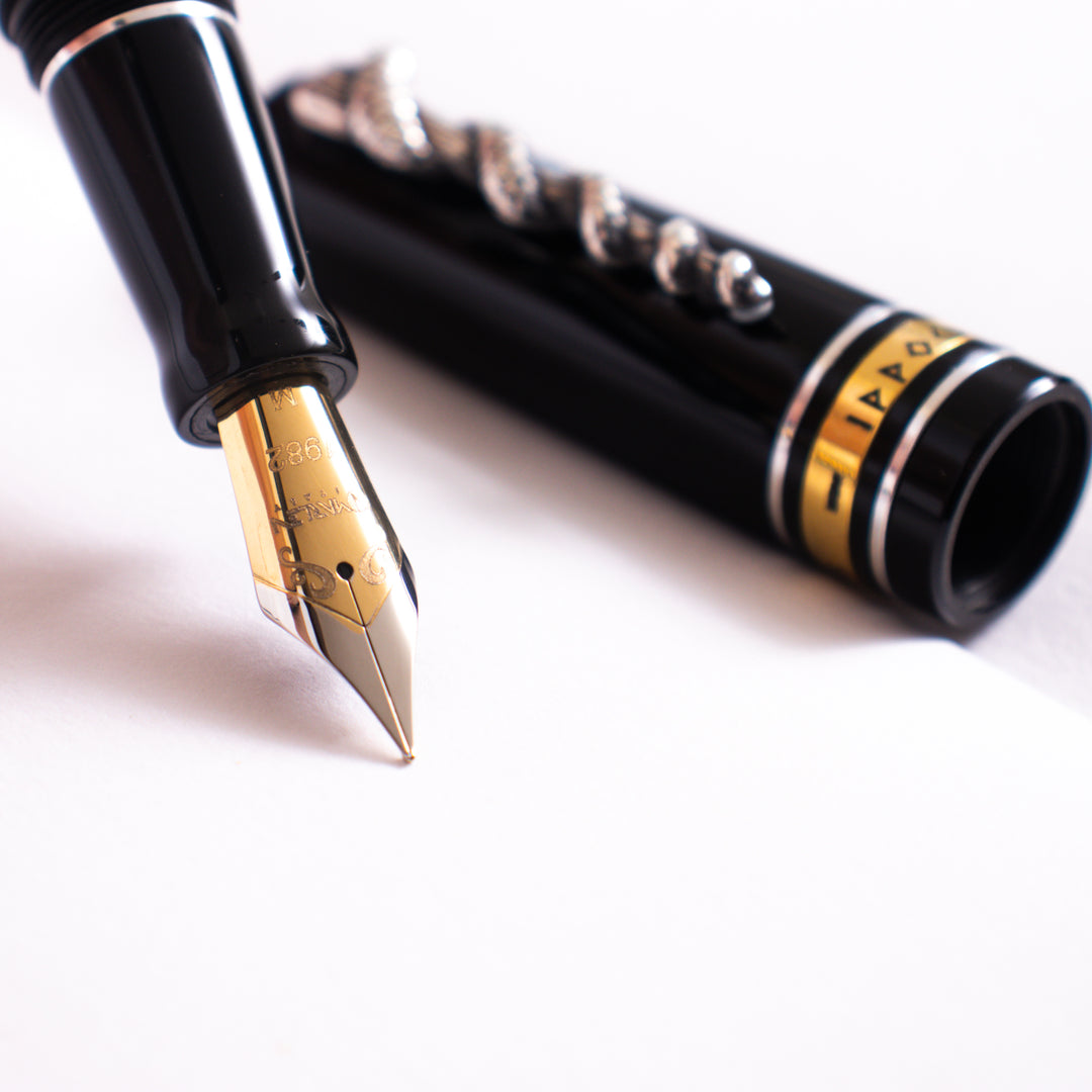 Stylo Plume Marlen 'Hippocrate' - Stylo Dédié Au Monde Médical, Finition Noire - Neuf Avec étiquettes