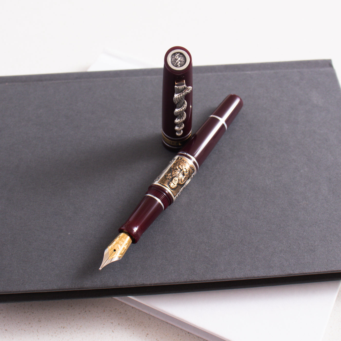 Marlen Ippocrate Burgundy Fountain Pen