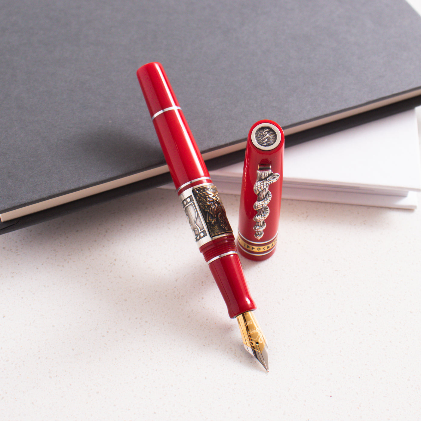 Marlen Ippocrate Red Fountain Pen