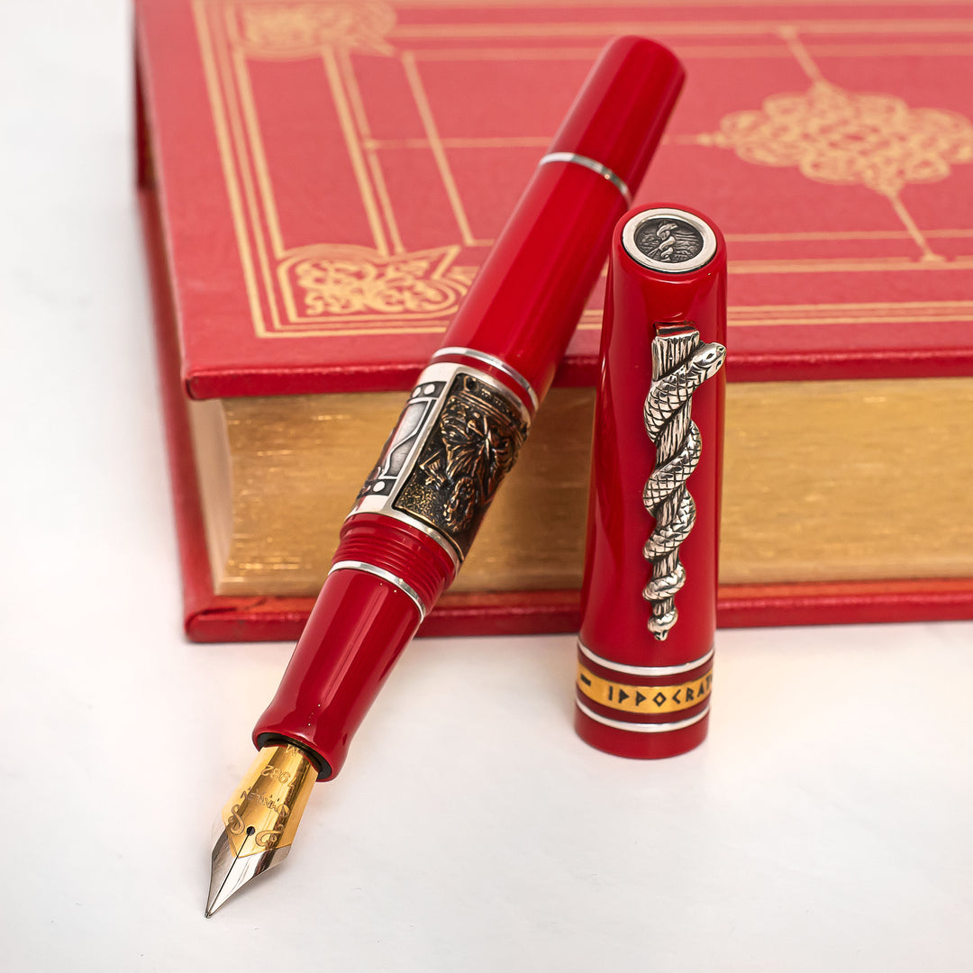 Marlen Ippocrate Red Fountain Pen – Truphae
