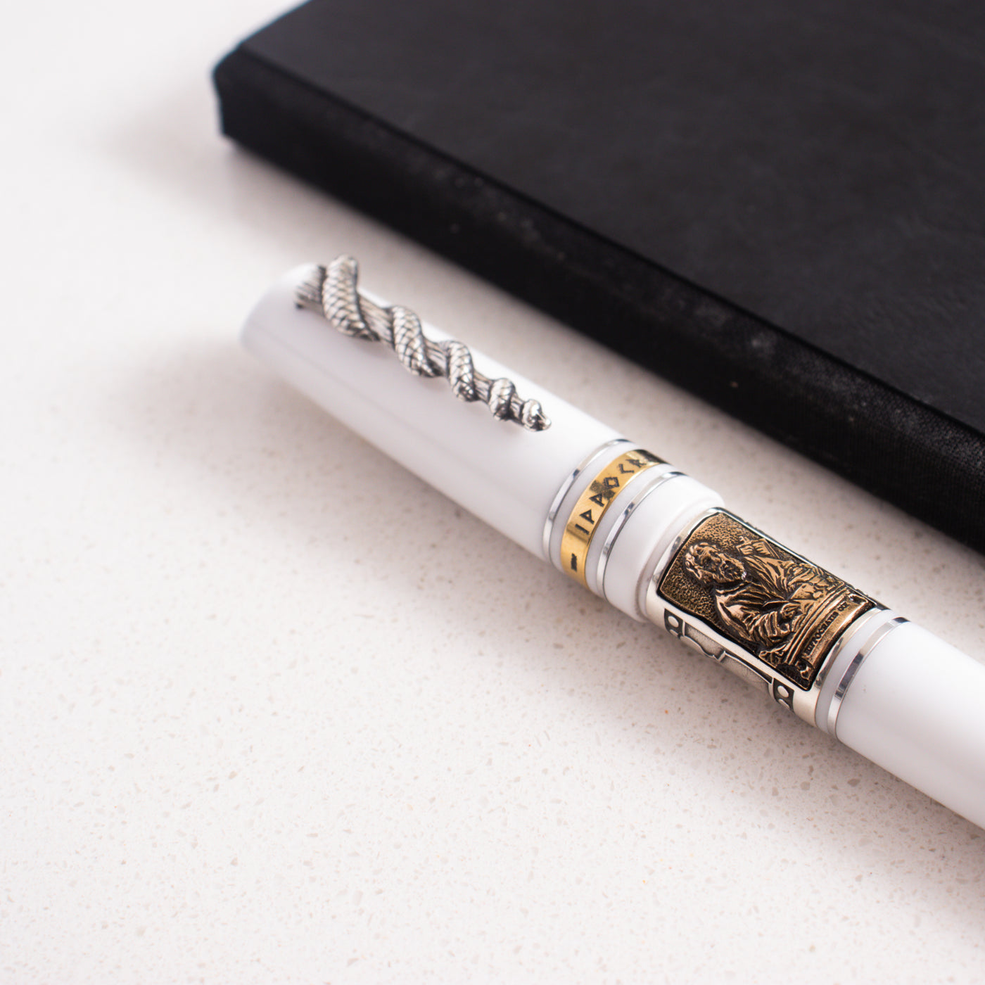 Marlen Ippocrate White Fountain Pen