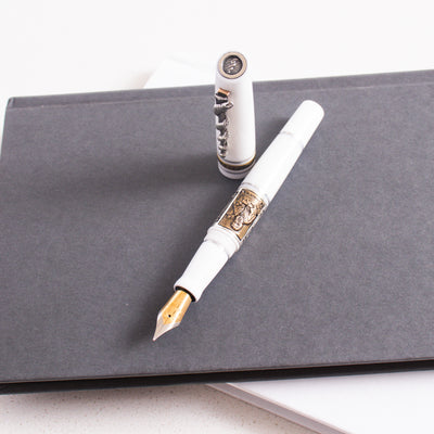 Marlen Ippocrate White Fountain Pen