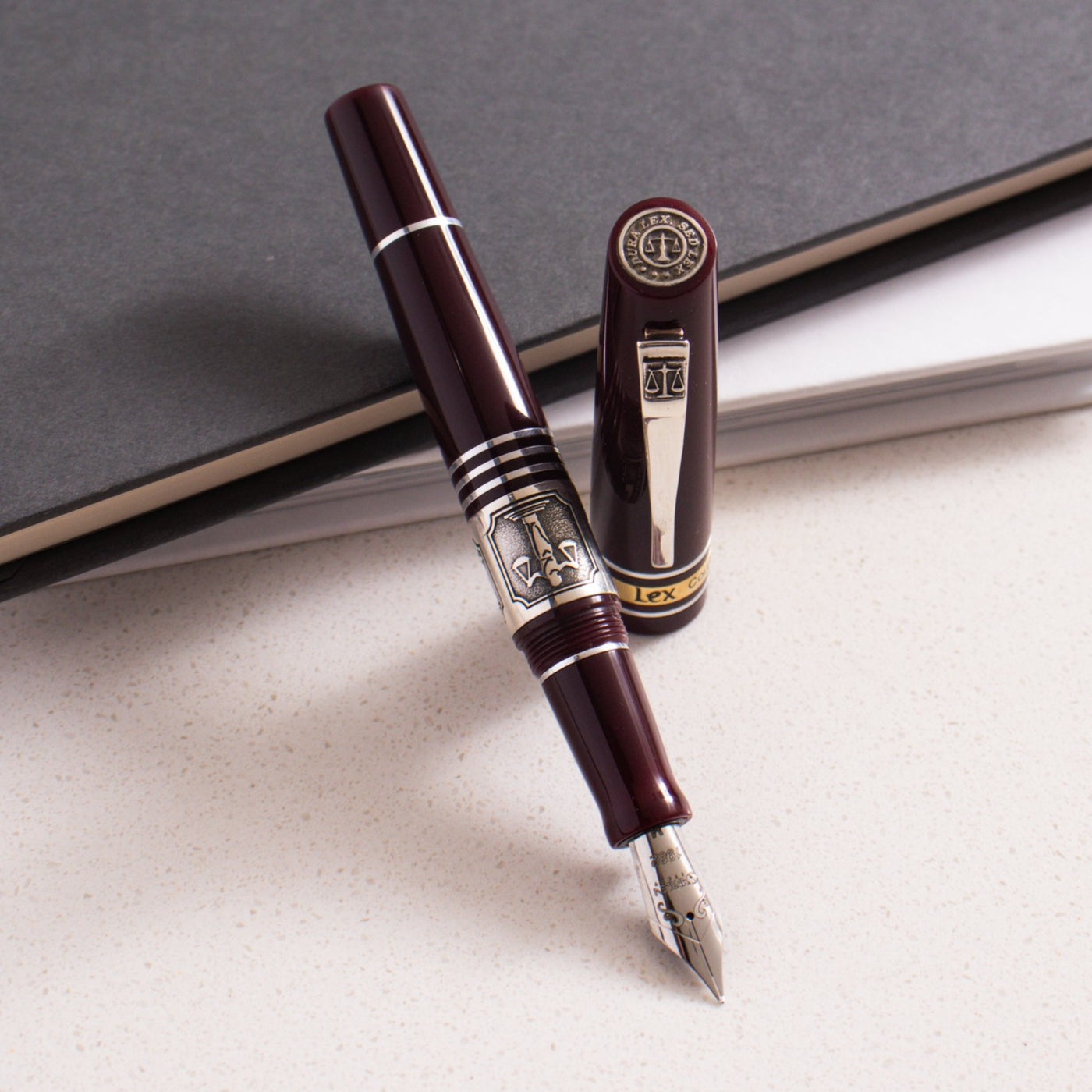 Marlen Lex Burgundy Fountain Pen