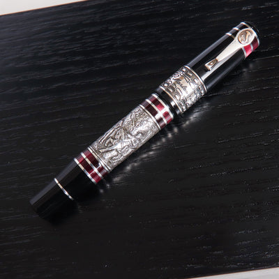 Marlen-Risorgemento-Silver-Fountain-Pen-Capped