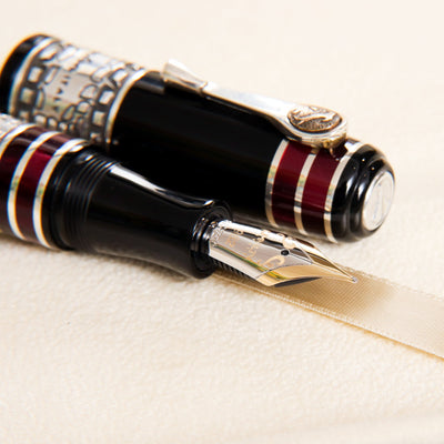Marlen-Risorgemento-Silver-Fountain-Pen-Nib-Details