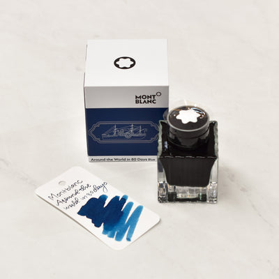 Montblanc Around the World in 80 Days Blue Ink Bottle