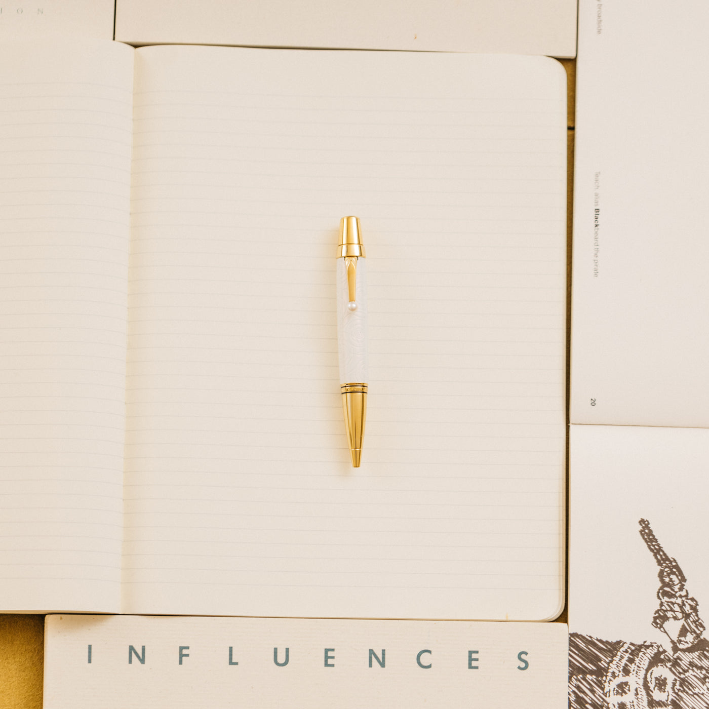Montblanc Boheme Lacquer Akoya Pearl Ballpoint Pen - Preowned