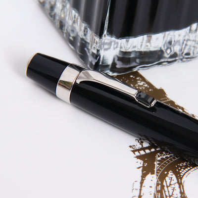 Montblanc Boheme Noir et Noir Ballpoint Pen - Preowned Clip