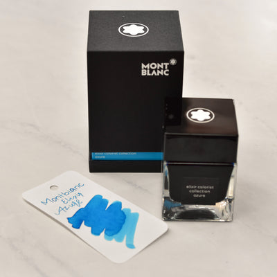 Montblanc Elixir Colorist Collection Azure Ink Bottle