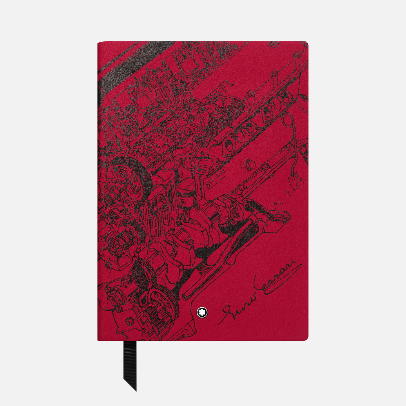 Montblanc Fine Stationery Notebook #146 Great Characters Enzo Ferrari Lined Notebook