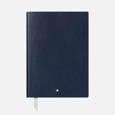 Montblanc Fine Stationery Notebook #163 Medium Indigo Blue Blank & Dot Notebook