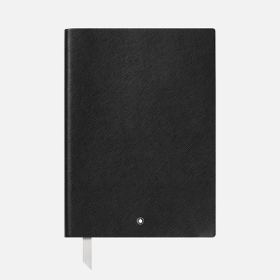 Montblanc Fine Stationery Notebook #163 Medium Black Blank & Dot Notebook