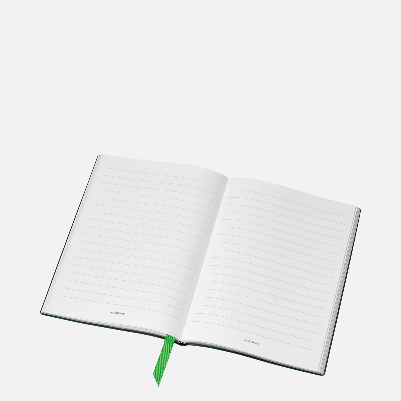 Montblanc Fine Stationery #146 Green Lined Notebook Inside