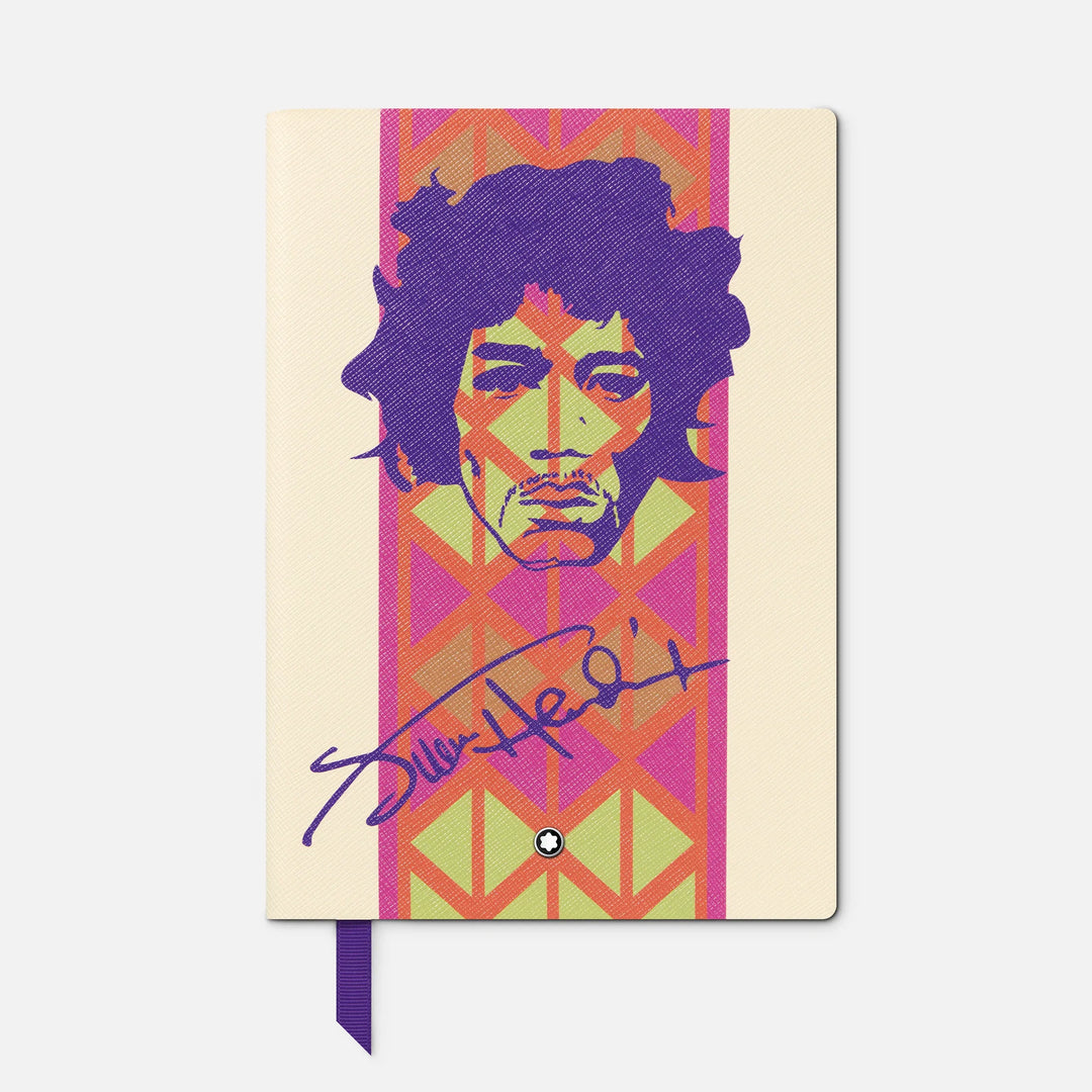 Montblanc #146 Great Characters Jimi Hendrix Notebook, White – Truphae Montblanc #146 Great Characters Jimi Hendrix Notebook, White – Truphae