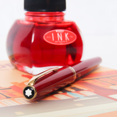 Montblanc Generation Bright Red & Gold Fountain Pen - Preowned Logo