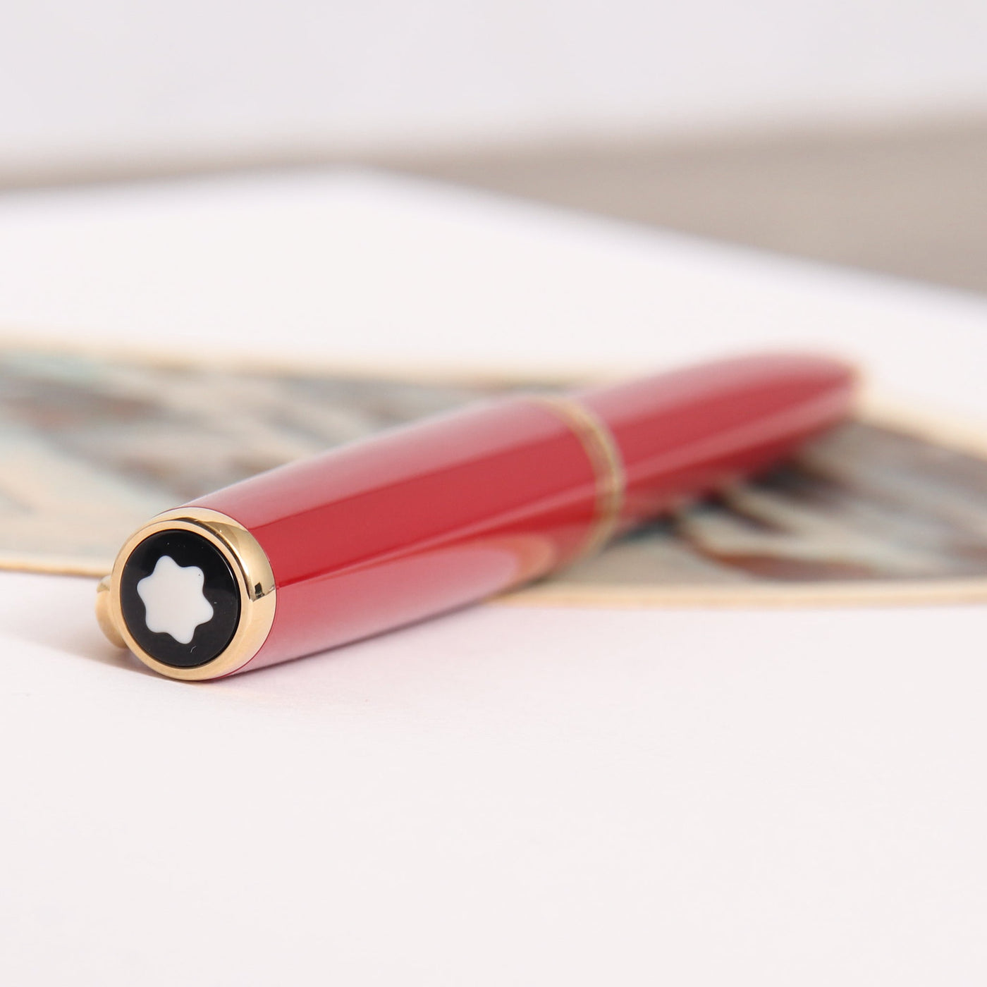 Montblanc Generation Red & Gold Ballpoint Pen Logo