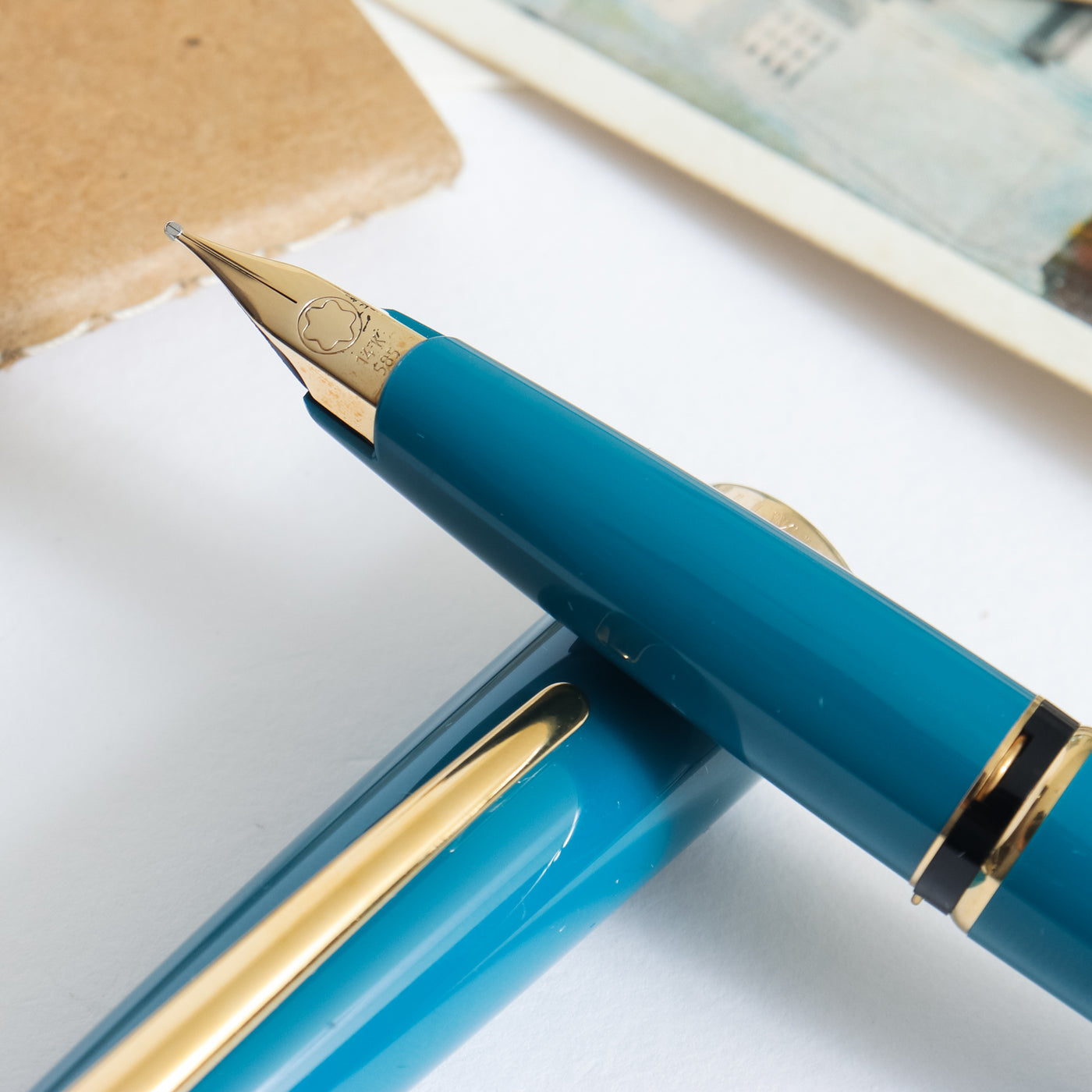 Montblanc Generation Turquoise Fountain Pen - Preowned