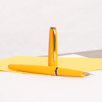 Montblanc Generation Yellow Fountain Pen Uncapped